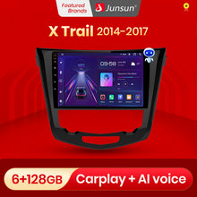 Load image into Gallery viewer, Junsun V1 Pro Android 10 For Nissan Qashqai X trail 2014-2017 Car Radio Multimedia Video Players Android Auto CarPlay 2 din dvd
