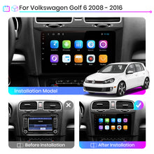 Load image into Gallery viewer, Junsun V1 4+64GB Car Radio Multimedia Player For GOLF 6 2008-2016 Android 10 Video Navigation GPS 2Din Free Android Auto
