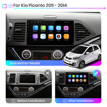 Load image into Gallery viewer, Junsun V1 Pro AI Voice For Kia Picanto 2011 - 2014 car radio 2 din android Auto Multimedia GPS Track Carplay 2din DVD
