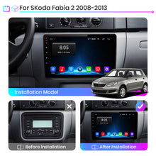 Load image into Gallery viewer, Junsun V1 Pro AI Voice 2 din Android Auto Radio for Skoda Fabia 2008 - 2013 Car Radio Multimedia GPS Track Carplay 2din dvd
