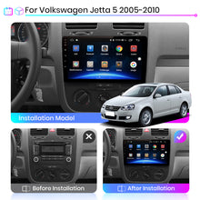 Load image into Gallery viewer, Junsun V1 Pro Voice 2 din Android Auto Radio for Volkswagen Jetta GOLF 2005-2010 Car Radio Multimedia GPS Track Carplay 2din dvd
