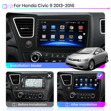 Load image into Gallery viewer, Junsun V1 Pro AI Voice 2 din Android Auto Radio for Honda Civic 9 2013 - 2016 Car Radio Multimedia GPS Track Carplay 2din dvd
