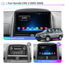 Load image into Gallery viewer, Junsun V1 Pro AI Voice 2 din Android Auto Radio for Honda CR-V CRV 2 2001 - 2006 Car Radio Multimedia GPS Track Carplay 2din dvd
