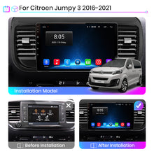 Load image into Gallery viewer, Junsun V1 pro AI Voice 2 din Android Auto Radio for Citroen Jumpy 3 SpaceTourer Car Radio Multimedia GPS Track Carplay 2din dvd
