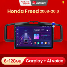 Load image into Gallery viewer, Junsun V1 Pro AI Voice 2 din Android Auto Radio for Honda Freed Spike 2008-2016 Car Radio Multimedia GPS Track Carplay 2din dvd
