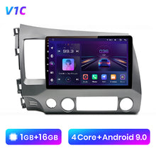 Load image into Gallery viewer, Junsun V1 Pro AI Voice 2 din Android Auto Radio For Honda Civic 8 2005-2012 Carplay 4G Car Multimedia GPS 2din auto  radio
