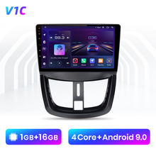 Load image into Gallery viewer, Junsun V1 Pro  AI Voice For Peugeot 207 2006 - 2015   car radio 2 din android Auto Multimedia GPS Track Carplay  2din  DVD
