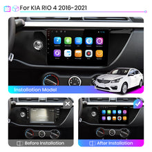 Load image into Gallery viewer, Junsun V1 Pro AI Voice 2 din Android Auto Radio For KIA RIO 4 X-Line 2016-2019 2020 2021 Car Radio Multimedia Carplay
