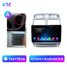 Load image into Gallery viewer, Junsun V1 Pro AI Voice For Peugeot 307 SW 2002 - 2013 car radio 2 din android Auto Multimedia GPS Track Carplay 2din DVD
