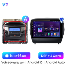 Load image into Gallery viewer, Junsun V1 Pro AI Voice For Hyundai Tucson 2 ix35 2009 - 2015 car radio 2 din android Auto Multimedia GPS Track Carplay 2din DVD
