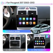 Load image into Gallery viewer, Junsun V1 Pro AI Voice For Peugeot 307 SW 2002 - 2013 car radio 2 din android Auto Multimedia GPS Track Carplay 2din DVD
