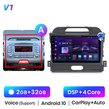 Load image into Gallery viewer, Junsun V1 Pro AI Voice 2 din Android Auto Radio For KIA Sportage 3 2010-2016 2015 Carplay Car Multimedia GPS 2din auto  radio
