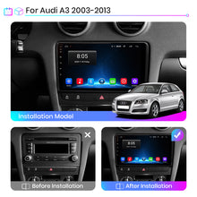 Load image into Gallery viewer, Junsun V1 Pro AI Voice 2 din Android Auto Radio for Audi A3 8P 2003 - 2013 Car Radio Multimedia GPS Track Carplay 2din  dvd
