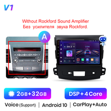 Load image into Gallery viewer, Junsun V1 Android Auto Car Radio Multimidia For Mitsubishi Outlander xl 2 2005-2011 For Citroen C-Crosser Carplay  2din auto radio
