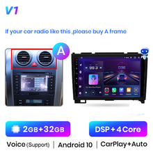 Load image into Gallery viewer, Junsun V1 Pro AI Voice Car Radio Multimedia For Haval Hover Great Wall H5 H3 2011-2016 Android Auto Carplay 4G 2din auto radio
