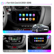 Load image into Gallery viewer, Junsun V1 Pro AI Voice 2 din Android Auto Radio For KIA CEED JD Cee&#39;d 2012-2018 Carplay 4G Car Multimedia GPS 2din auto  radio
