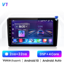 Load image into Gallery viewer, Junsun V1 Pro AI Voice 2 din Android Auto Radio for Audi A3 8P 2003 - 2013 Car Radio Multimedia GPS Track Carplay 2din  dvd
