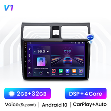 Load image into Gallery viewer, Junsun V1 Pro AI Voice CarPlay Radio For Suzuki Swift 2003 2005 2006 2007-2010 Android Auto 4G Car Multimedia GPS 2 din auto radio
