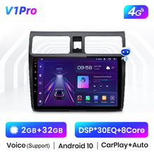 Load image into Gallery viewer, Junsun V1 Pro AI Voice CarPlay Radio For Suzuki Swift 2003 2005 2006 2007-2010 Android Auto 4G Car Multimedia GPS 2 din auto radio
