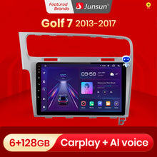 Load image into Gallery viewer, Junsun V1 Pro AI Voice 2 din Android Auto Radio for Volkswagen Golf 7 2013-2017 Car Radio Multimedia GPS Track Carplay 2din
