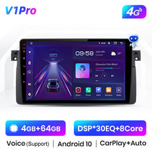 Load image into Gallery viewer, Junsun V1 Pro AI Voice 2 din Android Auto Radio for BMW E46 M3 318/320/325/330/335 Carplay 4G Car Multimedia GPS DSP auto radio
