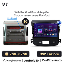 Load image into Gallery viewer, Junsun V1 Android Auto Car Radio Multimidia For Mitsubishi Outlander xl 2 2005-2011 For Citroen C-Crosser Carplay  2din auto radio
