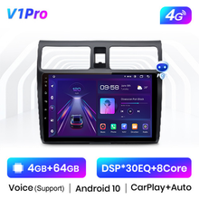 Load image into Gallery viewer, Junsun V1 Pro AI Voice CarPlay Radio For Suzuki Swift 2003 2005 2006 2007-2010 Android Auto 4G Car Multimedia GPS 2 din auto radio
