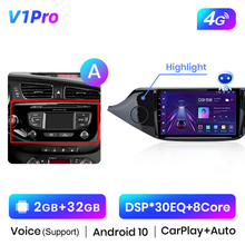 Load image into Gallery viewer, Junsun V1 Pro AI Voice 2 din Android Auto Radio For KIA CEED JD Cee&#39;d 2012-2018 Carplay 4G Car Multimedia GPS 2din auto  radio
