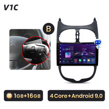 Load image into Gallery viewer, Junsun V1 Pro AI Voice For Peugeot 206 2001 - 2008 car radio 2 din android Auto Multimedia GPS Track Carplay 2din DVD
