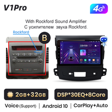 Load image into Gallery viewer, Junsun V1 Android Auto Car Radio Multimidia For Mitsubishi Outlander xl 2 2005-2011 For Citroen C-Crosser Carplay  2din auto radio
