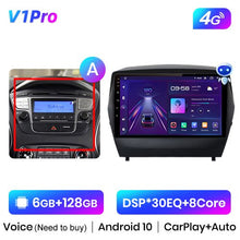 Load image into Gallery viewer, Junsun V1 Pro AI Voice For Hyundai Tucson 2 ix35 2009 - 2015 car radio 2 din android Auto Multimedia GPS Track Carplay 2din DVD
