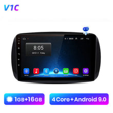 Load image into Gallery viewer, Junsun 4+64 GB Android 10 For Mercedes Benz Smart 2016 Car Radio Multimedia Video Player Navigation GPS 2 din Free Android Auto
