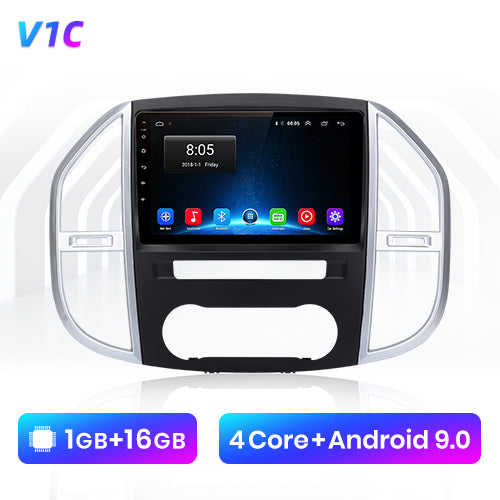 Junsun V1 Pro AI Voice 2 din Android Auto Radio for Mercedes Benz Vito W447 2014-2021 Car Radio Multimedia GPS Track Carplay 2din