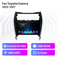 Load image into Gallery viewer, Junsun V1 2G+32G Android 10 DSP For Toyota Camry 7 50 55 2012- 2017 Car Radio Multimedia Video Player 2020 Navigation GPS 2 din
