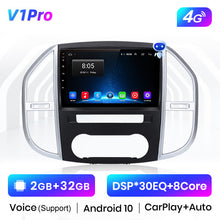 Load image into Gallery viewer, Junsun V1 Pro AI Voice 2 din Android Auto Radio for Mercedes Benz Vito W447 2014-2021 Car Radio Multimedia GPS Track Carplay 2din
