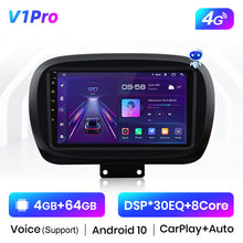 Load image into Gallery viewer, Junsun V1 Pro AI Voice 2 din Android Auto Radio for Fiat 500X 2014 - 2020 Car Radio Multimedia GPS Track Carplay 2din dvd
