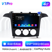 Load image into Gallery viewer, Junsun V1 2G+32G Android 10 DSP For Ford S-Max S max 2007 2008 Car Radio Multimedia Video Player Navigation GPS 2 din DVD no cd
