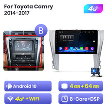 Load image into Gallery viewer, Junsun V1 2G+32G Android 10.0 DSP For Toyota Camry 8 50 55 2014-2017 Car Radio Multimedia Video Player GPS RDS 2 din dvd no cd
